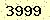 請輸入此驗證碼 : 3999