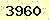 請輸入此驗證碼 : 3960