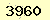 請輸入此驗證碼 : 3960