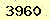 請輸入此驗證碼 : 3960