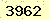 請輸入此驗證碼 : 3962