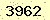 請輸入此驗證碼 : 3962