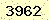 請輸入此驗證碼 : 3962