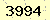 請輸入此驗證碼 : 3994