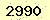 請輸入此驗證碼 : 2990