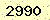請輸入此驗證碼 : 2990