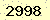 請輸入此驗證碼 : 2998