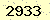 請輸入此驗證碼 : 2933