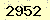 請輸入此驗證碼 : 2952