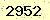 請輸入此驗證碼 : 2952