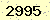 請輸入此驗證碼 : 2995