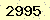 請輸入此驗證碼 : 2995