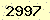 請輸入此驗證碼 : 2997