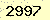 請輸入此驗證碼 : 2997