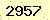 請輸入此驗證碼 : 2957