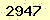 請輸入此驗證碼 : 2947