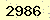 請輸入此驗證碼 : 2986