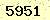 請輸入此驗證碼 : 5951