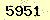 請輸入此驗證碼 : 5951