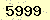 請輸入此驗證碼 : 5999