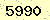 請輸入此驗證碼 : 5990