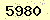 請輸入此驗證碼 : 5980