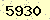 請輸入此驗證碼 : 5930