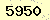 請輸入此驗證碼 : 5950