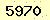 請輸入此驗證碼 : 5970