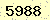 請輸入此驗證碼 : 5988