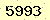 請輸入此驗證碼 : 5993