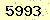 請輸入此驗證碼 : 5993