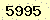 請輸入此驗證碼 : 5995
