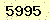請輸入此驗證碼 : 5995