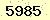 請輸入此驗證碼 : 5985