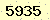 請輸入此驗證碼 : 5935