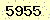 請輸入此驗證碼 : 5955