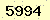 請輸入此驗證碼 : 5994