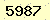 請輸入此驗證碼 : 5987
