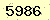 請輸入此驗證碼 : 5986