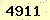 請輸入此驗證碼 : 4911