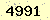 請輸入此驗證碼 : 4991