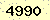 請輸入此驗證碼 : 4990