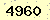 請輸入此驗證碼 : 4960
