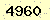 請輸入此驗證碼 : 4960