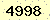 請輸入此驗證碼 : 4998