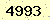 請輸入此驗證碼 : 4993