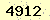 請輸入此驗證碼 : 4912