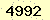 請輸入此驗證碼 : 4992