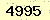 請輸入此驗證碼 : 4995
